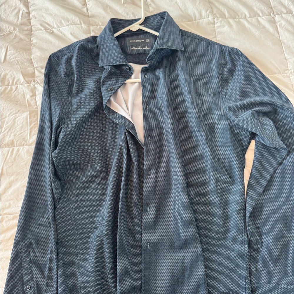 Michael Kors Navy Patterned Shirt